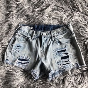 True Religion high rise boyfriend short
